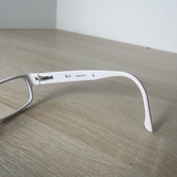 Ray-Ban RB5114 2097 Rectangle Black White Eyeglasses Frame Only 52-16-135 - Picture 6 of 8